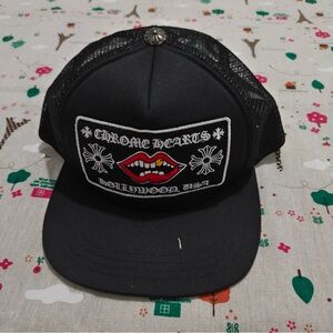 Chrome Hearts Black Baseball Cap